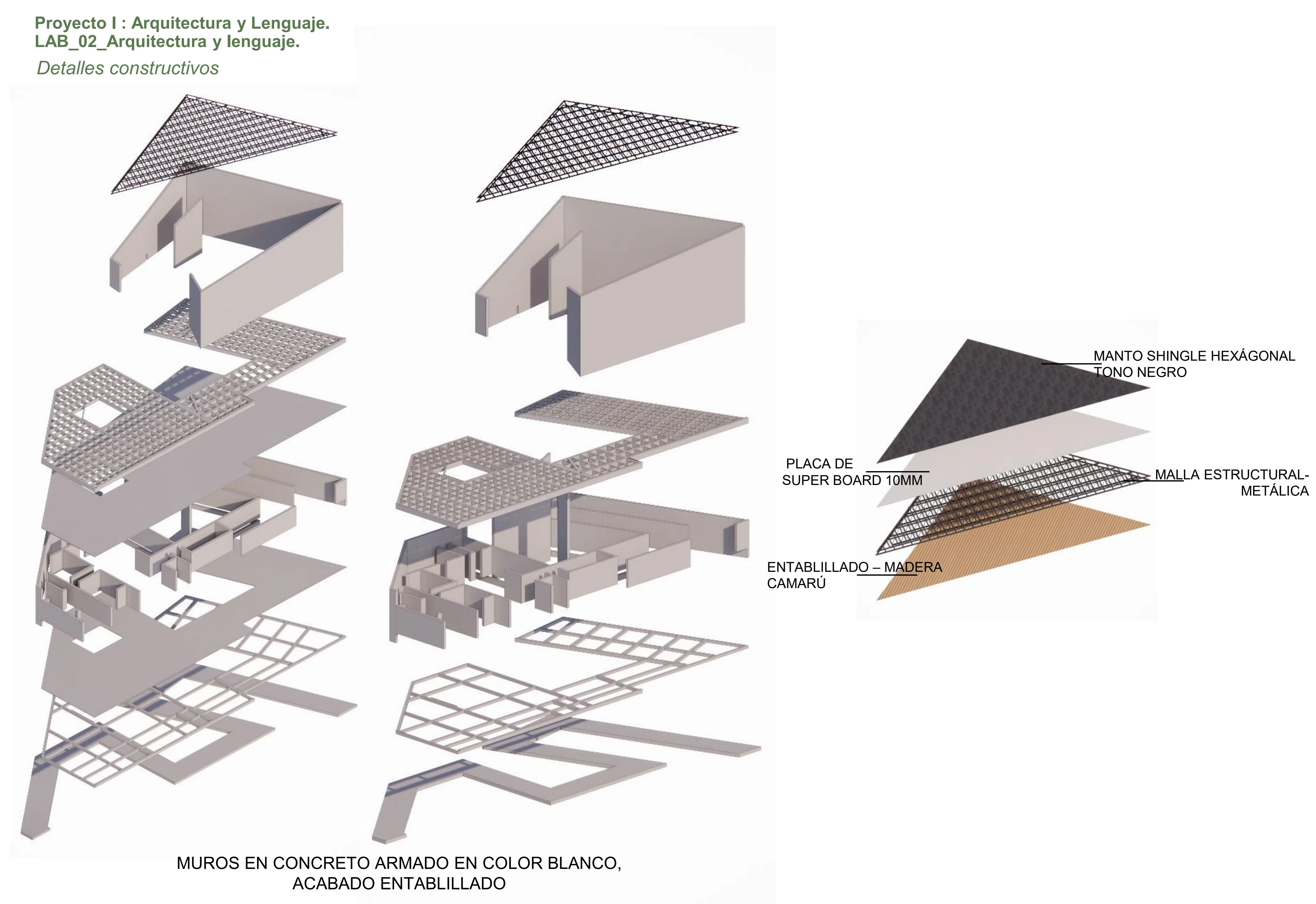 Despiece constructivo